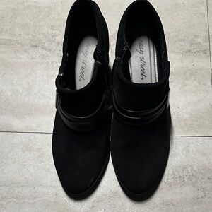 Easy Street Black Ankle Boots